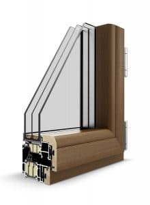 Infissi in Alluminio / Legno Korus Skywood EVO Original Energy 1.0