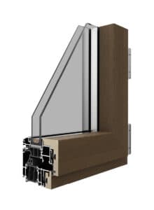 Infissi in Alluminio / Legno Korus Skywood EVO Linear