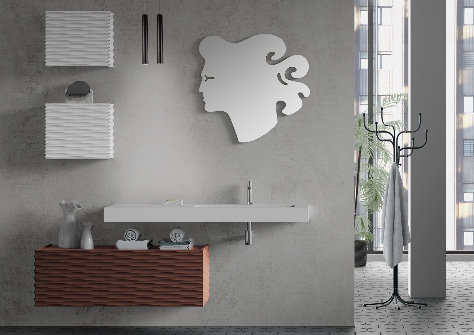 Arredo bagno Plane 3D